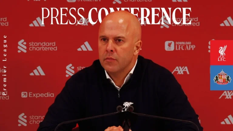 Arne Slot Reacts To Liverpool 1-1 Sunderland Premier League