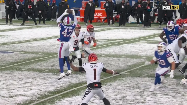 Buffalo Pick Six vs. Burrow!