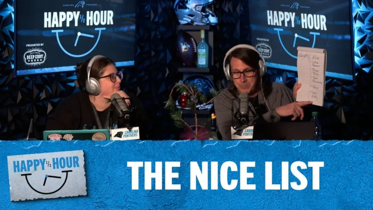 The Nice List Happy Half Hour Ep. 189 Carolina Panthers