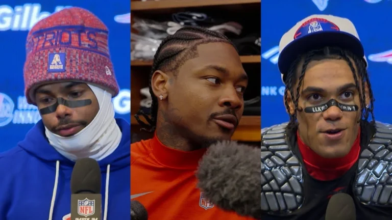 Marcus Jones, Stefon Diggs, Christian Gonzalez & More Address the Media Patriots Press Conference