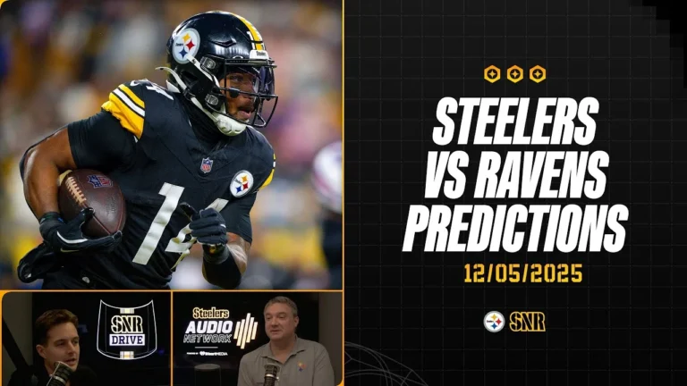 Steelers vs Ravens Predictions SNR Drive (Dec.5) Pittsburgh Steelers