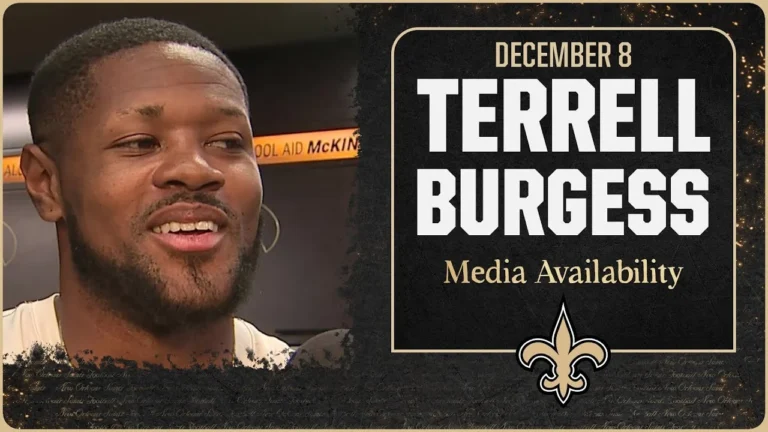 Terrell Burgess on Tyler Shough, team momentum New Orleans Saints