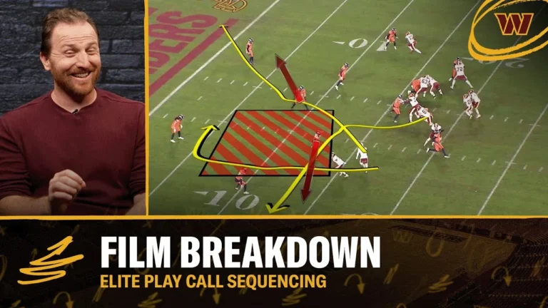 J.J. McCarthy Makes and Breaks ELITE NFL Play Sequencing Film Breakdown Washington Commanders