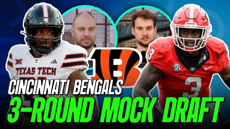 Cincinnati Bengals 3 Round Mock Draft PFF