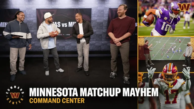 Return of Terry McLaurin & Vanquishing the Vikings Command Center Washington Commanders NFL