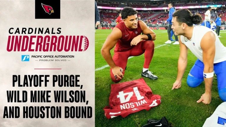 Cardinals Underground – Playoff Purge, Wild Michael Wilson and Houston Bound