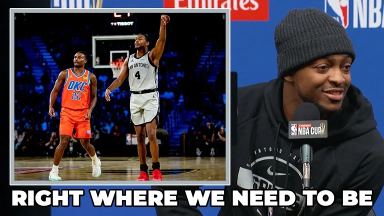 De’Aaron Fox on Spurs Advancing to NBA Cup Championship