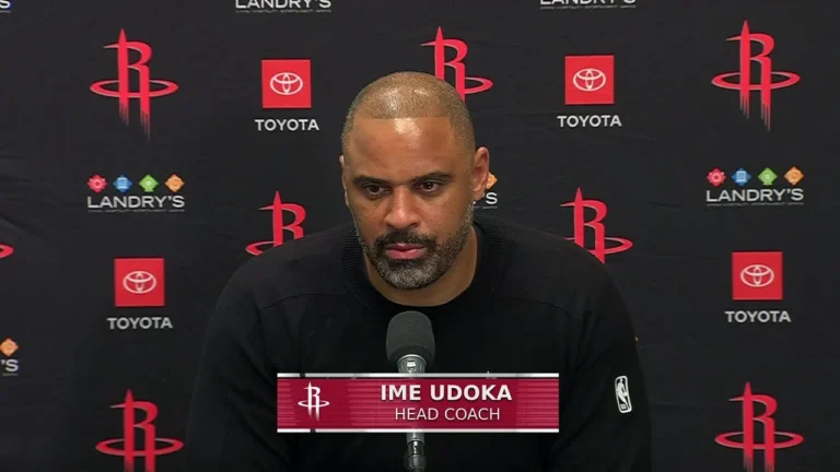 Ime Udoka with a Press Conference vs Mavericks