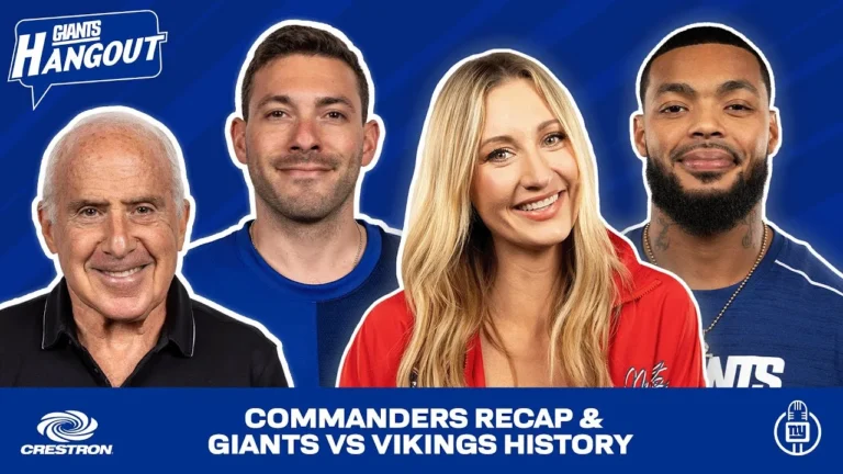 Commanders Recap &amp Giants vs. Vikings History Giants Hangout New York Giants