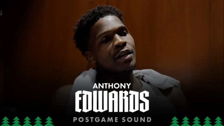 We Gotta Be Ready To Play On Any Given Night Anthony Edwards Postgame Sound 12.2.25