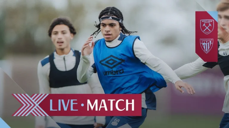 LIVE: West Ham United U21 v Athletic Club B Premier League International Cup