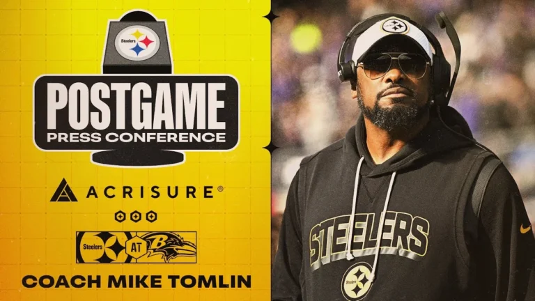 Coach Mike Tomlin Postgame Press Conference (Week 14 at Baltimore Ravens) Pittsburgh Steelers