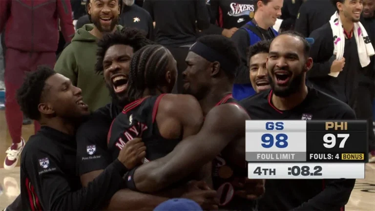 Final 5:22 INSANE ENDING Warriors at 76ers December 4, 2025