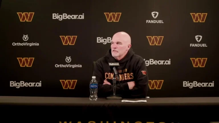 HC Dan Quinn Speaks to the Media After the Last Practice of the Week Washington Commanders