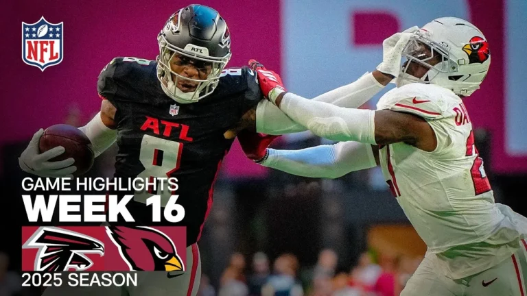 Atlanta Falcons vs Arizona Cardinals Game Highlights 2025 NFL Season Week 16