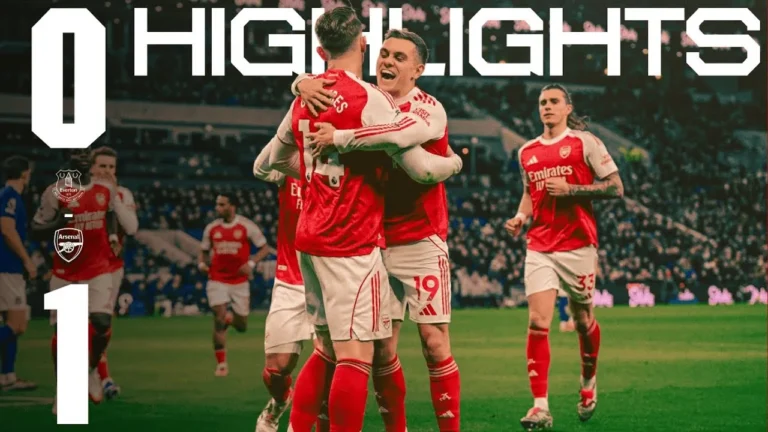 GYOKERES GOAL SENDS US BACK TO THE TOP OF THE TABLE HIGHLIGHTS Everton vs Arsenal (0-1) PL