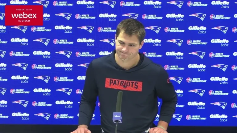 Drake Maye on Facing the Ravens in Primetime: They Are a Tough Challenge. Press Conference