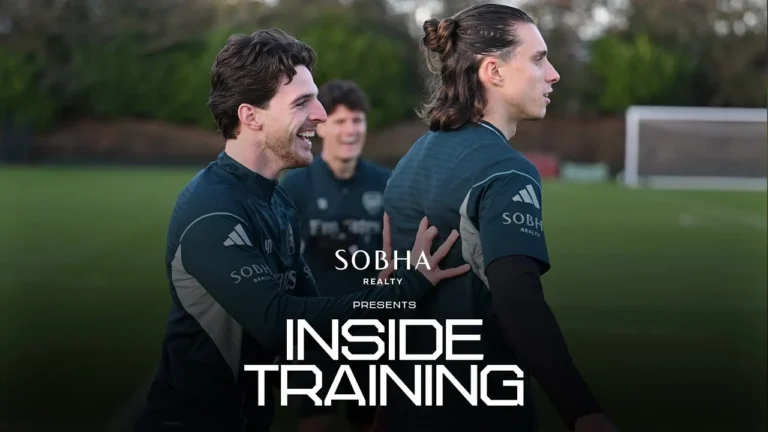 READY TO GO AGAIN INSIDE TRAINING Our Gunners get prepared for Brentford