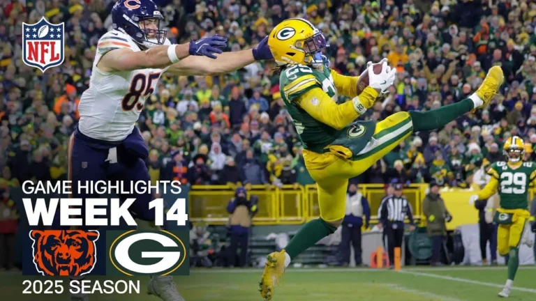 Chicago Bears vs. Green Bay Packers Game Highlights NFL 2025 Season Week 14