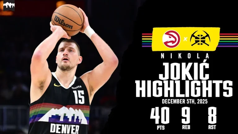 Nikola Jokić 40-POINT Game Highlights vs. ATL 12 5 25
