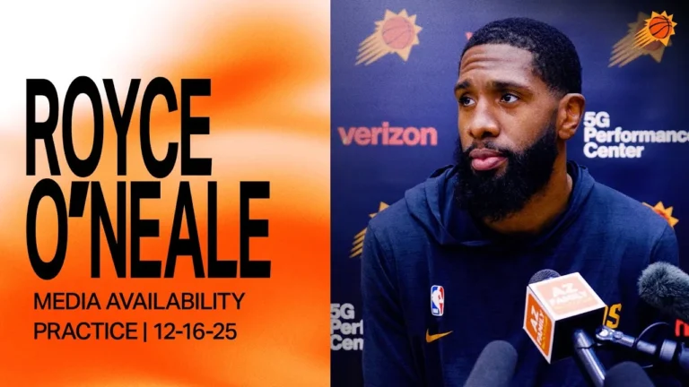 Royce O’Neale Practice Media Availability Phoenix Suns 12-16-26