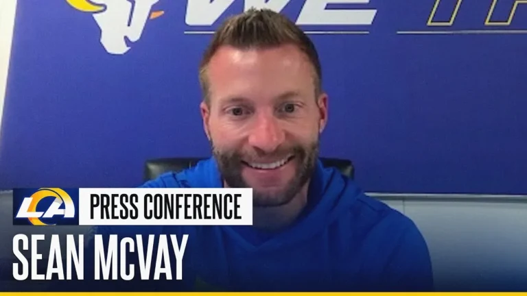 Sean McVay Talks Davante Adams’ Game Status, Welcoming His Newborn Son & Primetime Seahawks Matchup
