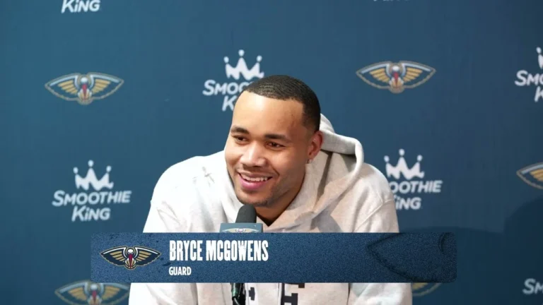Bryce McGowens on setting a new career high Pelicans-Trail Blazers Postgame Interview 12 11 25