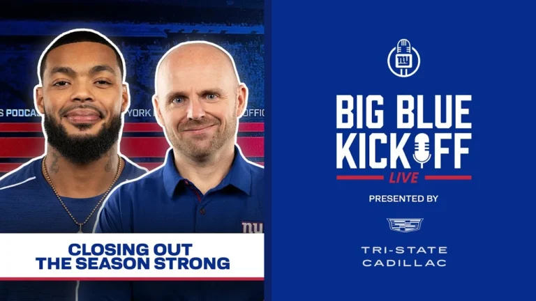 Closing Out the Season Strong Big Blue Kickoff Live New York Giants
