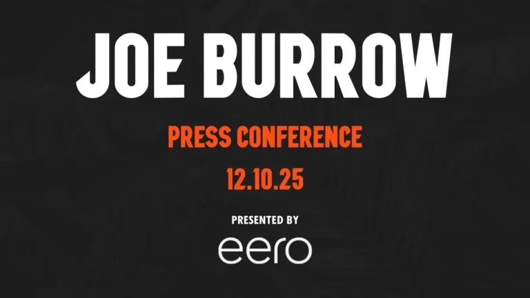 Joe Burrow Press Conference – December 10