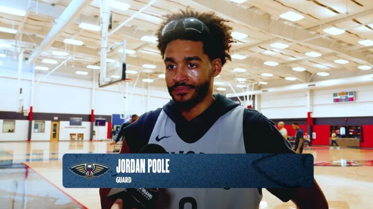 Jordan Poole on extra practices, building on momentum Pelicans-Rockets Shootaround 12 18 25