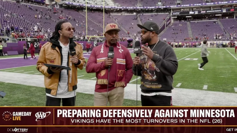 Gameday LIVE: Washington Commanders Head North to Minnesota Vikings NFL