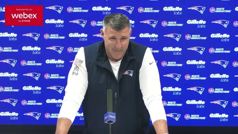 Mike Vrabel on Facing the Bills: This is a Very Good Football Team. Patriots Press Conference