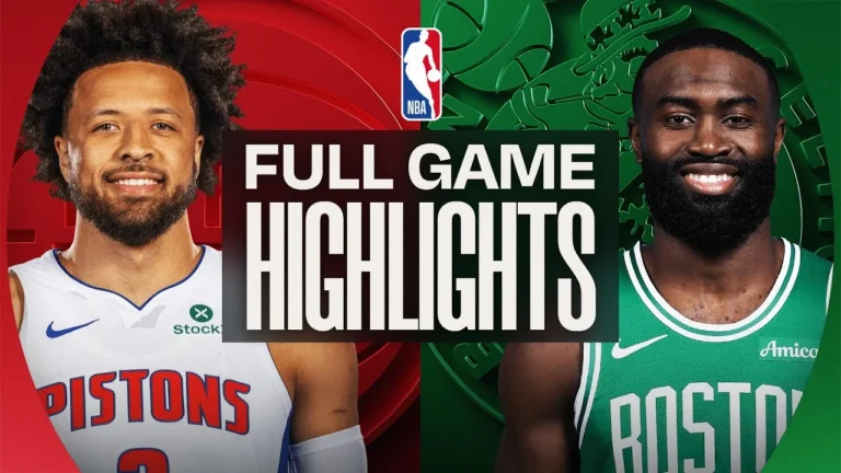 PISTONS at CELTICS FULL GAME HIGHLIGHTS December 15, 2025