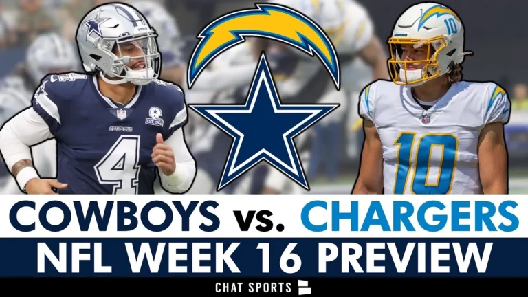 Dallas Cowboys vs. Los Angeles Chargers Preview, Prediction, Injury News & Goals NFL Week 16
