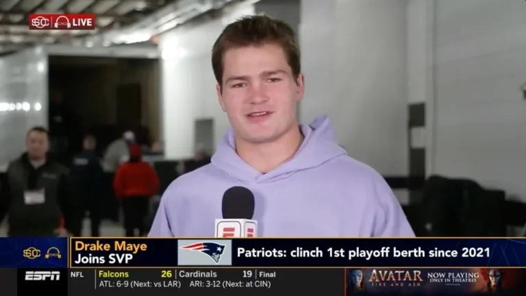 Drake Maye Joins Scott Van Pelt on ESPN Following Prime Time Win vs. Ravens New England Patriots