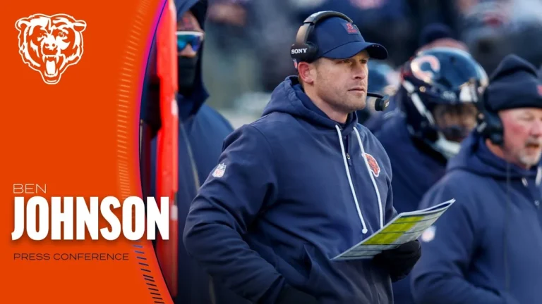 Ben Johnson: Players ‘know what is at stake’ against Packers Press Conference