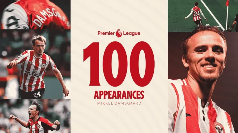 Mikkel Damsgaard: 100 Premier League Games