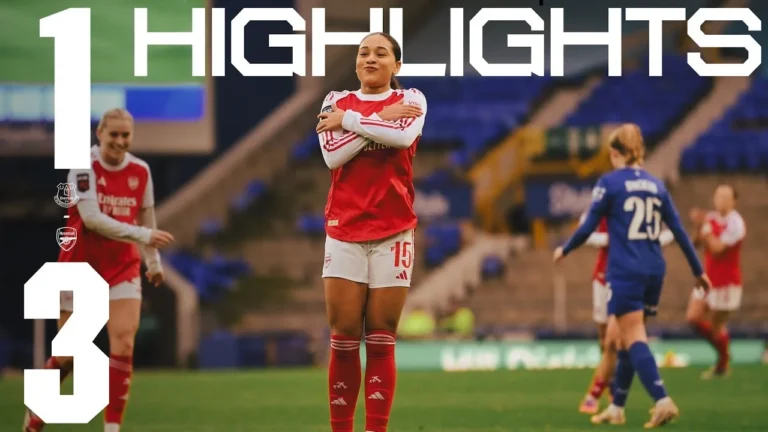 FOUR WINS ON THE BOUNCE HIGHLIGHTS Everton vs Arsenal (1-3) McCabe, Foord, Smith WSL