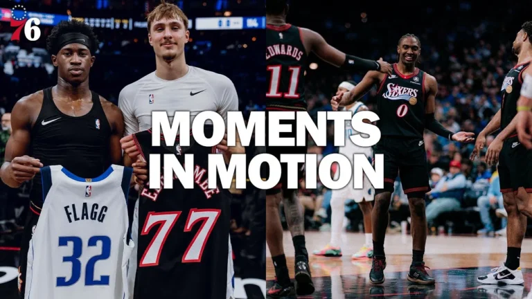 Moments in Motion: Sixers vs. Mavericks 12.20.25