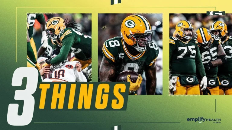 Three Things: Stopping Caleb Williams, Josh Jacobs toughness, and playing as a team
