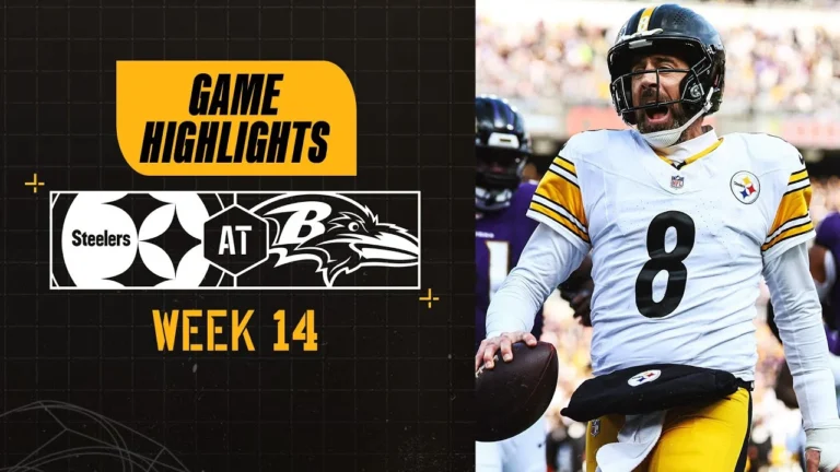 Steelers’ Top Plays in 27-22 win vs. Ravens in Week 14 Pittsburgh Steelers