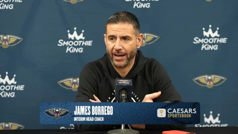 James Borrego recaps win Pelicans-Bulls Postgame Interview 12 14 25