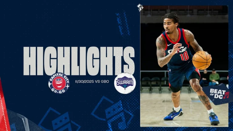 Highlights: Capital City Go-Go vs Greensboro Swarm 11.30.25