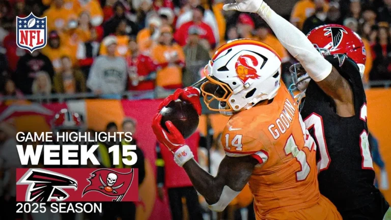 Atlanta Falcons vs Tampa Bay Buccaneers Game Highlights 2025 NFL Season Week 15
