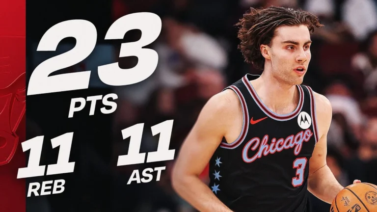Josh Giddey Makes Bulls History With TRIPLE-DOUBLE & 5 Threes December 17, 2025