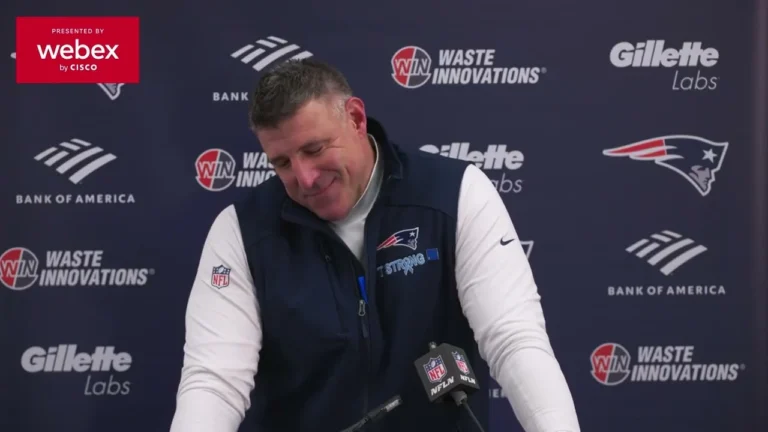 Mike Vrabel on the Players: When We Win it is Because of Them. Patriots Press Conference