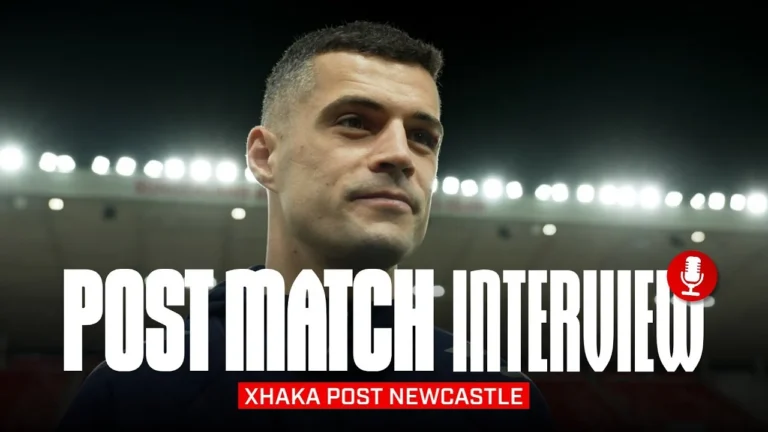 I’m proud of this team Granit Xhaka On Newcastle Victory Post Match Interview