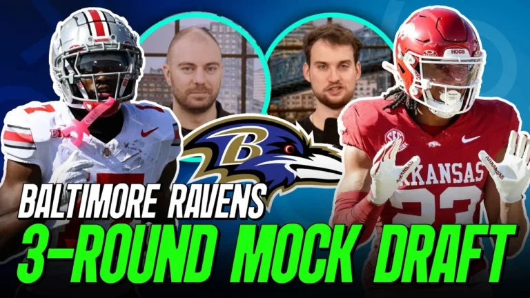Baltimore Ravens 3 Round Mock Draft PFF