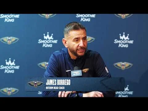 James Borrego Pelicans-Timberwolves Postgame interview 12 4 25
