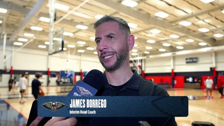 James Borrego on offensive rebounding, transition defense Pelicans Practice 12 17 2025
